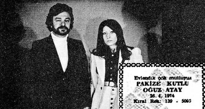 Oğuz Atay'ın nikah fotoğrafı ilk kez yayınlandı