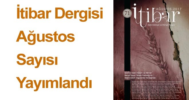 İtibar Dergisi Ağustos Sayısı Yayımlandı